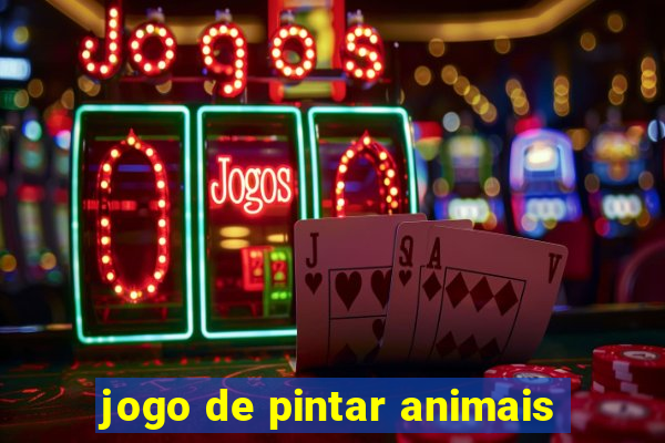 jogo de pintar animais